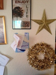 christmas wreath and star 2015